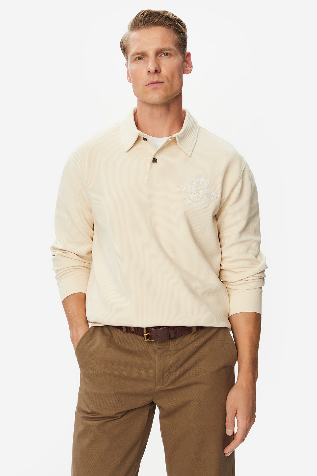Bluza Beverly Hills Polo Club W226-BHMSS-1234-39X Beżowy