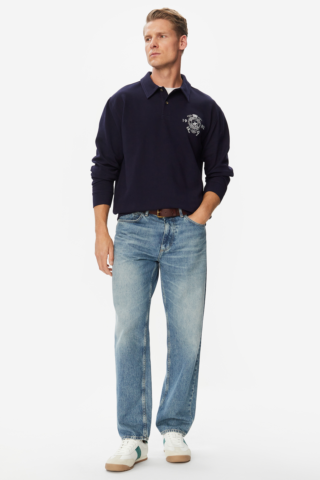 Bluza Beverly Hills Polo Club W226-BHMSS-1234-19X Granatowy