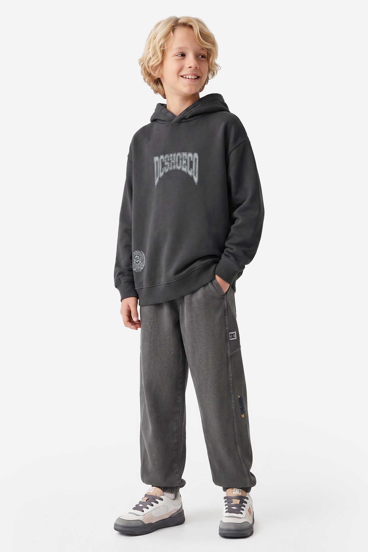 Bluza DC W226-DCBSS-1080-42X Szary ciemny