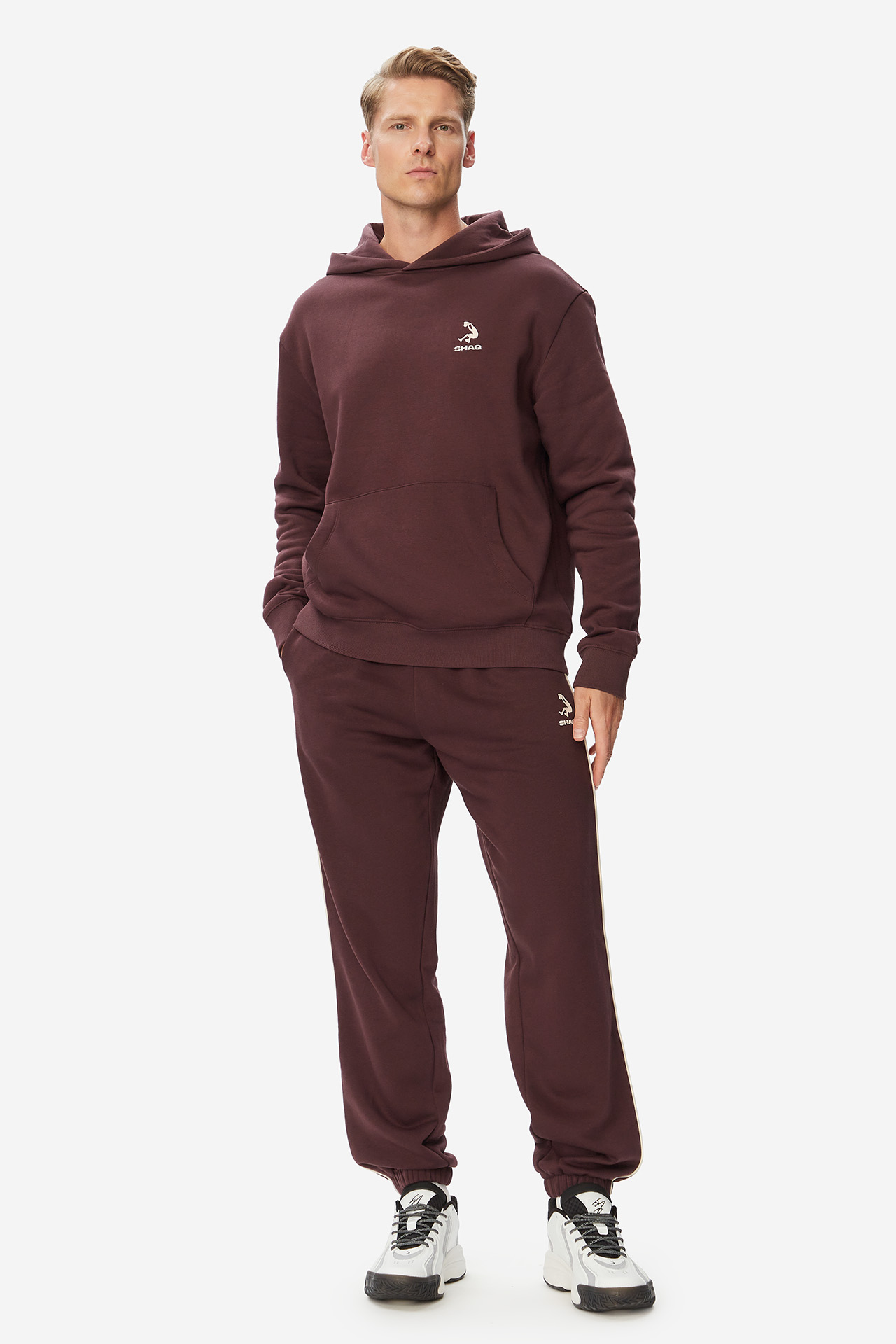 Bluza SHAQ W226-SQMSS-1061-10X Bordowy