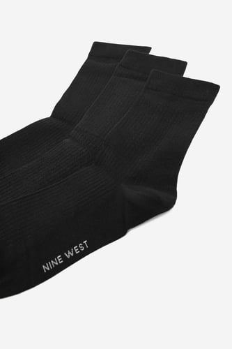 Ponožky NINE WEST CEO_BR_NW_25081_W_AW26 (3 PACK) Černá