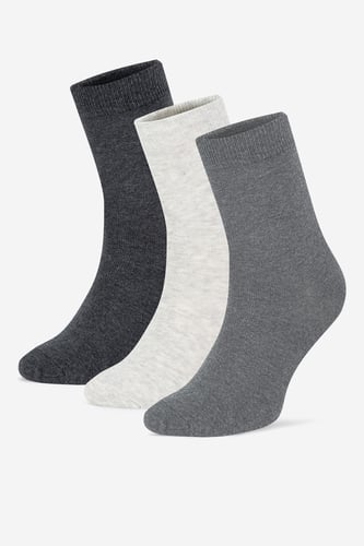 Moške nogavice Gino Rossi CEO_AS_GR_3MB_002W-AW26 (3-PACK) Temno siva