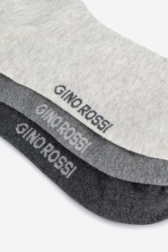 Moške nogavice Gino Rossi CEO_AS_GR_3MB_002W-AW26 (3-PACK) Temno siva