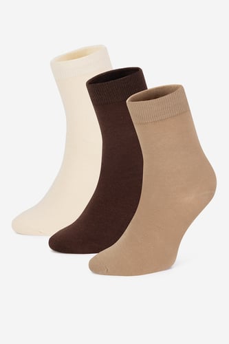 Pánské ponožky Gino Rossi CEO_AS_GR_3MB_002W-AW26 (3-PACK) Tmavě hnědá