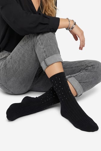 Ponožky NINE WEST CEO_LA_NW_17636_W_AW26 (1-PACK) Černá
