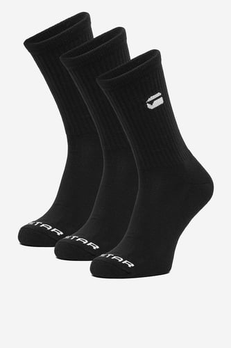 Nogavice G-STAR CEO_AS_G-STAR_313_W_AW26 (3-PACK) Črna