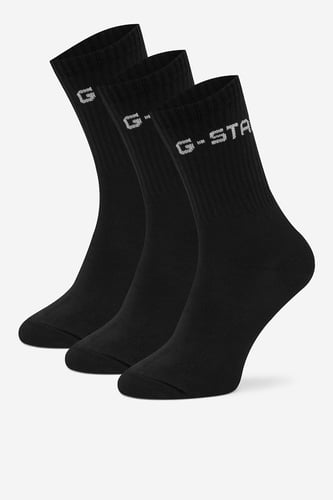 Nogavice G-STAR CEO_AS_G_STAR_001W_AW26 (3-PACK) Črna