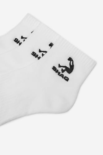 Nogavice SHAQ CEO_AS_SHQ_H_001Z_AW26 (3-PACK) Bela