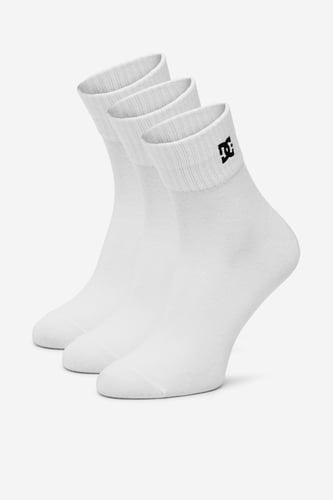 Nogavice DC Shoes CEO_AS_DC_01Z_AW26_(3-PACK) Bela