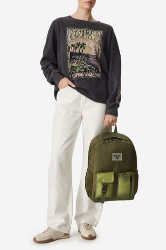Batoh ROXY CWBEO-ROXY-P-004-10 Khaki
