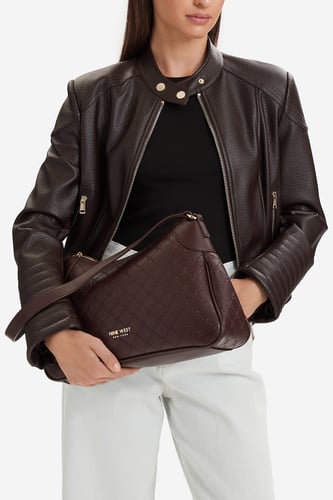 Kézitáska NINE WEST CEO-CRYSTAL POISE-JH7438 Barna