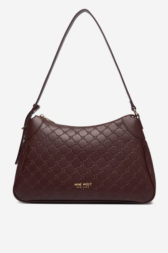 Kézitáska NINE WEST CEO-CRYSTAL POISE-JH7438 Barna