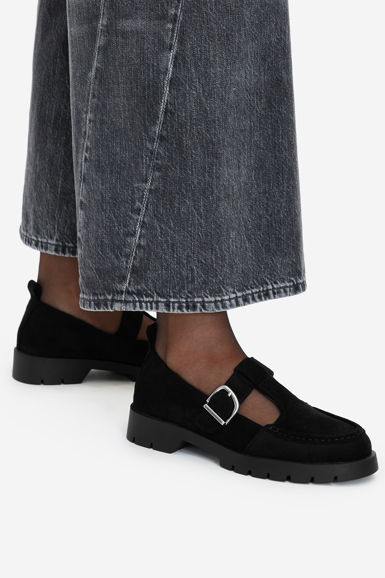 Loafersy Černá