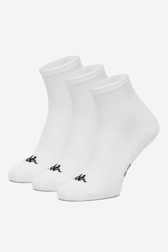 Nogavice Kappa CEO_KR_FRESH_AW26 (3-PACK) Bela