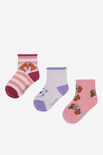 Nogavice Paw Patrol CEO-ACCCS-AW26-108PAW(3-PACK) Roza