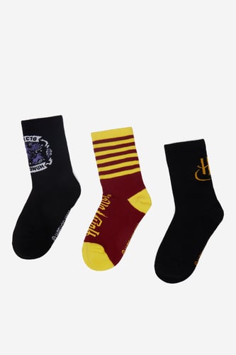 Nogavice Harry Potter CEO-ACCCS-AW26-308WBHP(3-PACK) Črna