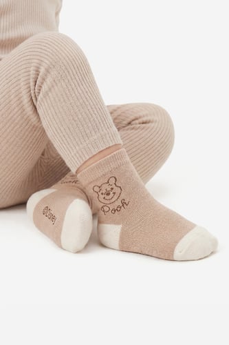 Nogavice Winnie The Pooh CEO-ACCCS-AW26-231WTP(3-PACK) Bež