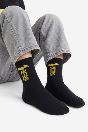 Nogavice Batman CEO-ACCCS-AW26-221WBBAT(3-PACK) Črna