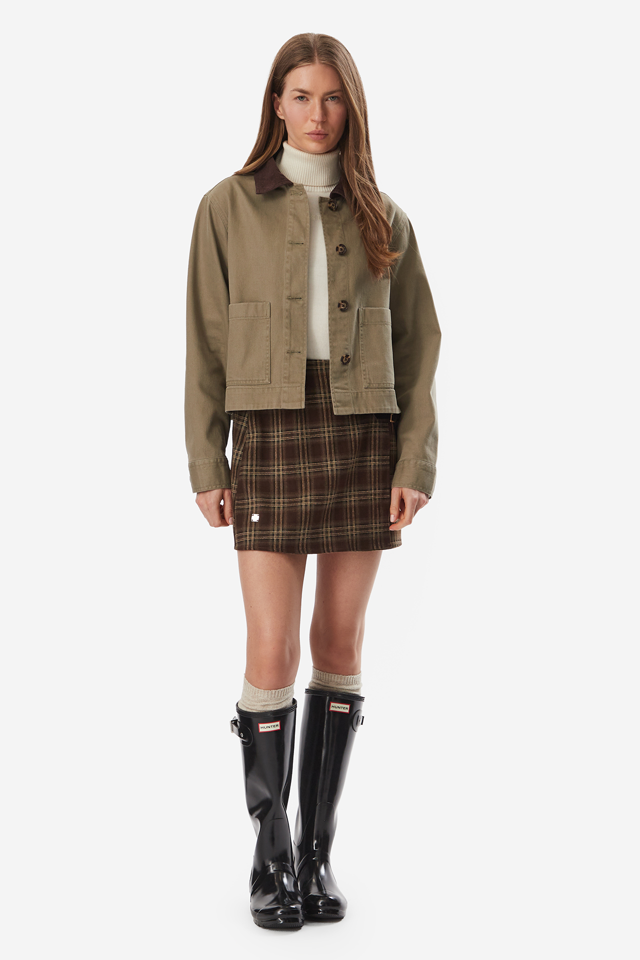 Spódnica HUNTER W226-HRLSK-1087-37C Brązowy