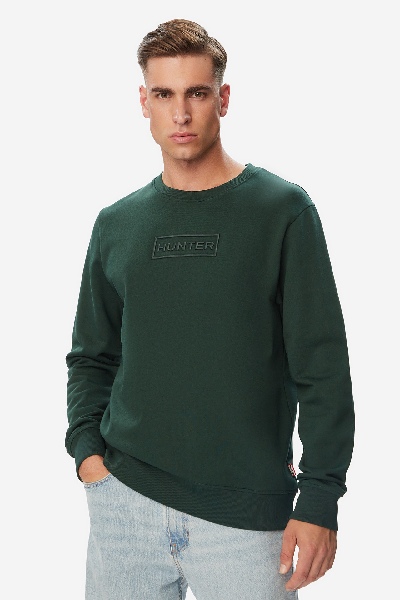 Bluza HUNTER W226-HRMSS-1098-28X Zielony ciemny