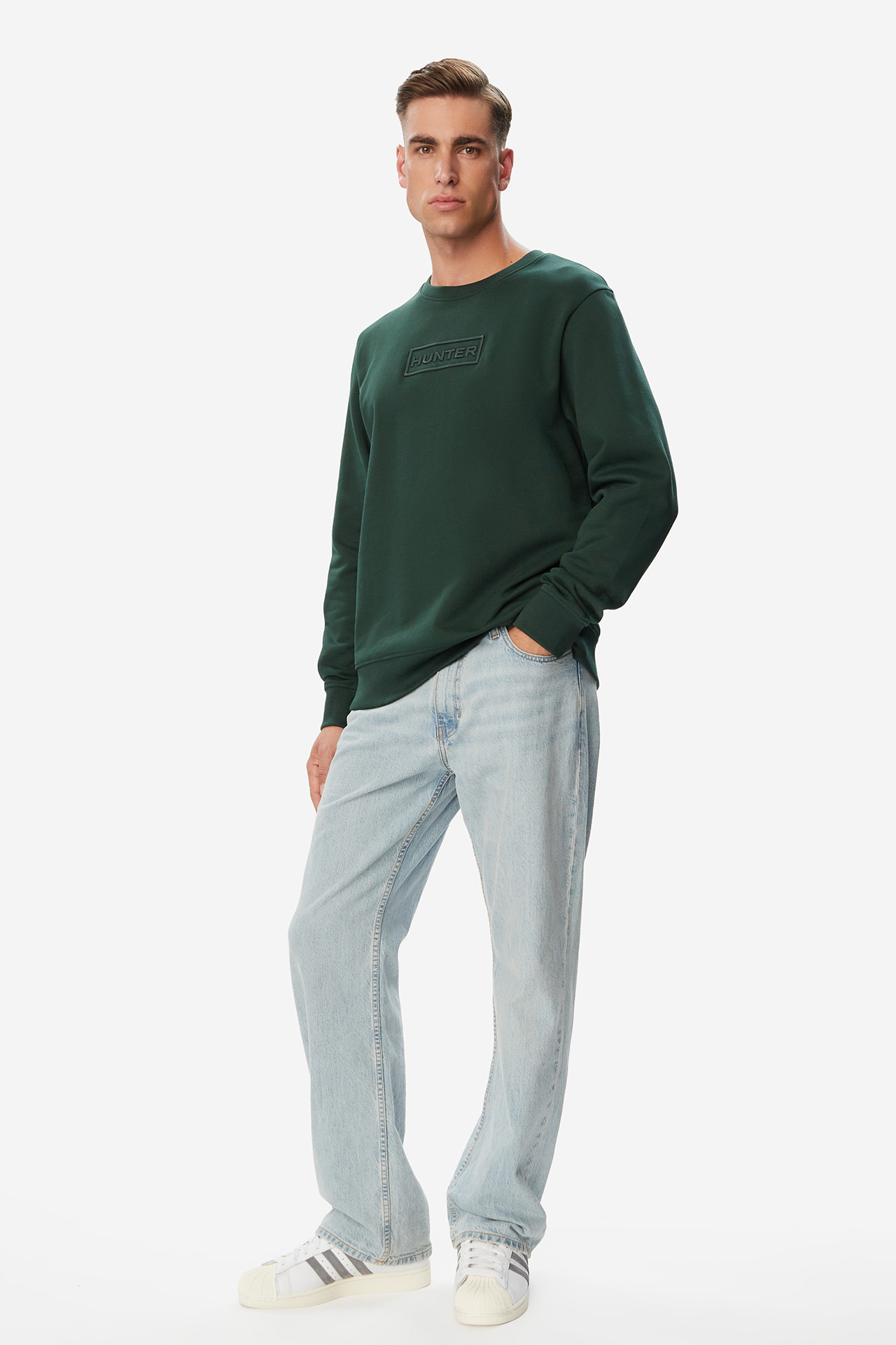 Bluza HUNTER W226-HRMSS-1098-28X Zielony ciemny