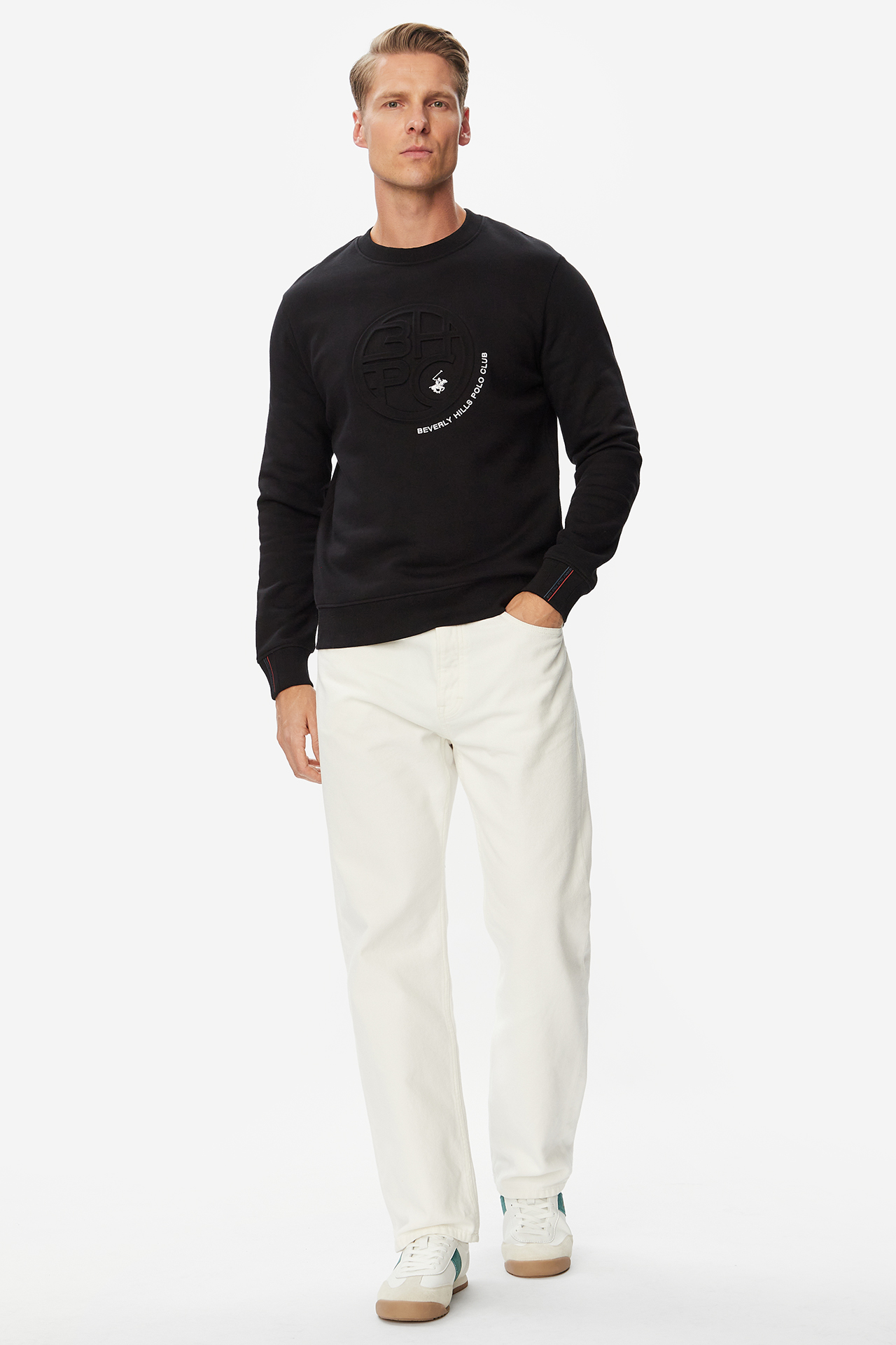 Bluza BEVERLY HILLS POLO CLUB W226-BHMSS-1188-48X Czarny