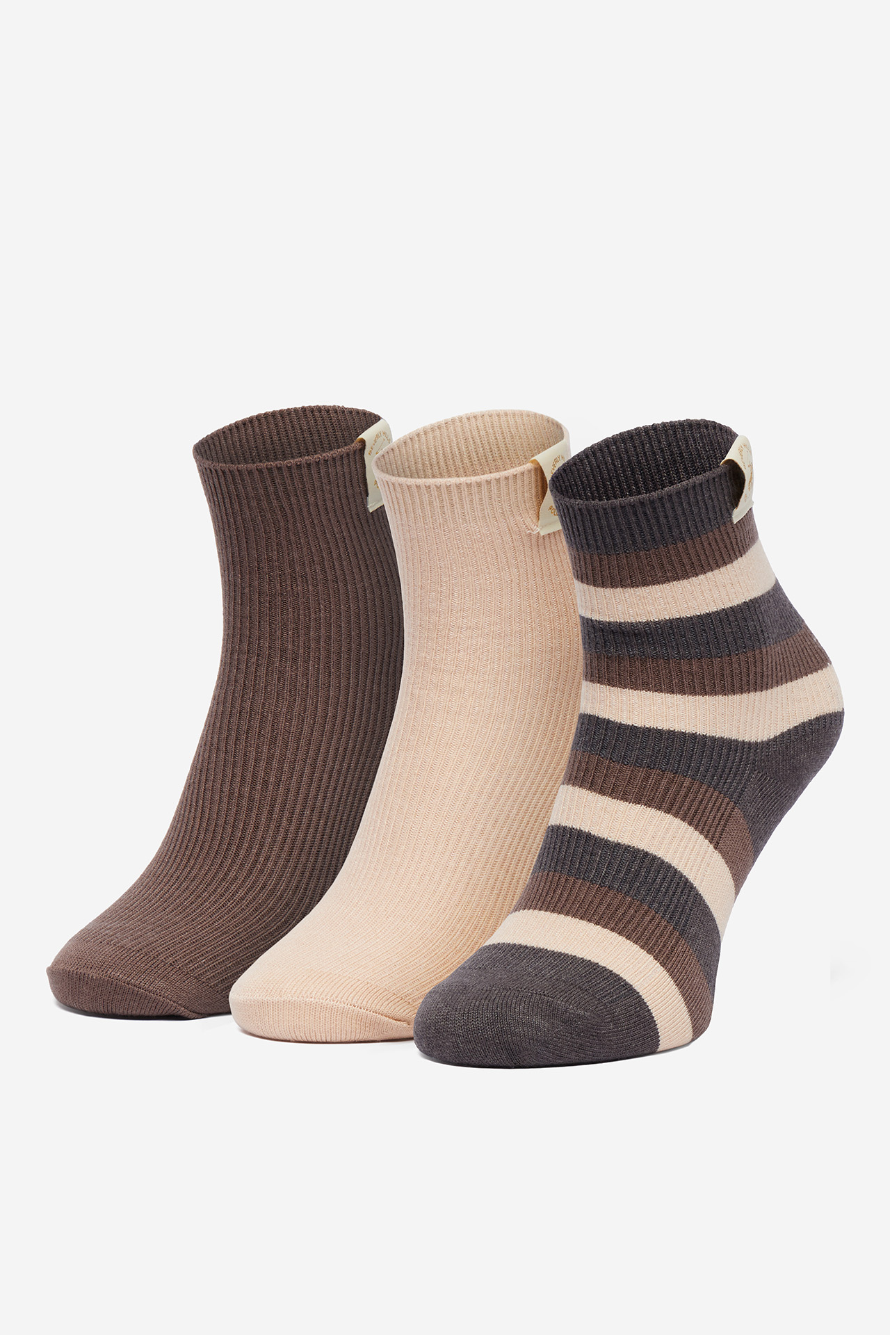 Skarpetki BEVERLY HILLS POLO CLUB WB_LA_BHPC_20257_Z_AW26 (3-PACK) Beżowy