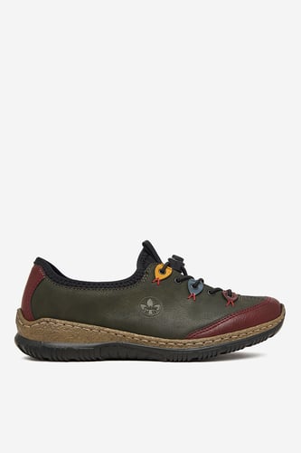 Polobotka Rieker CEO-N3271-54 Tmavozelená