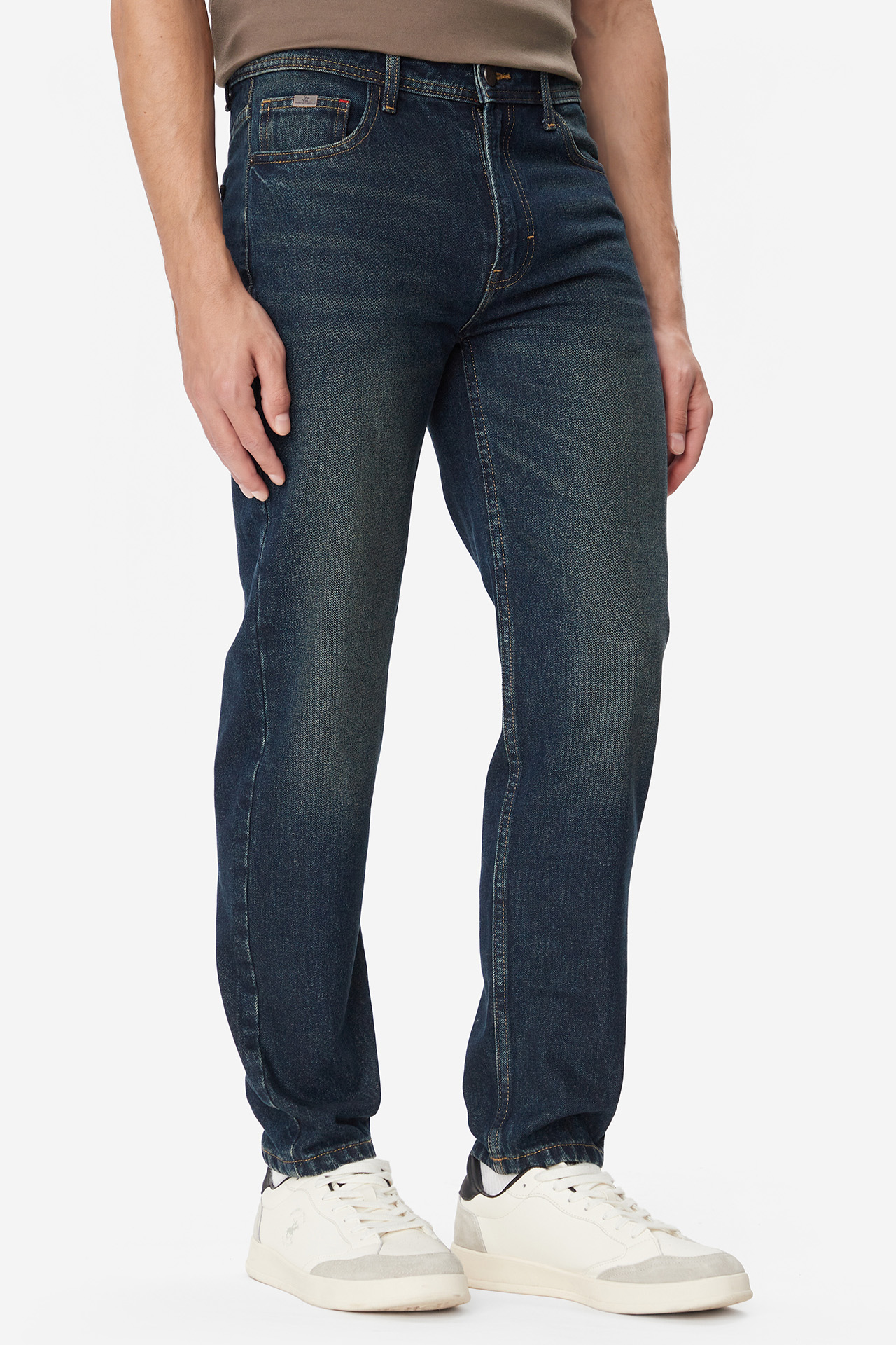 Spodnie jeansowe Beverly Hills Polo Club W226-BHMTR-1142-19D Granatowy
