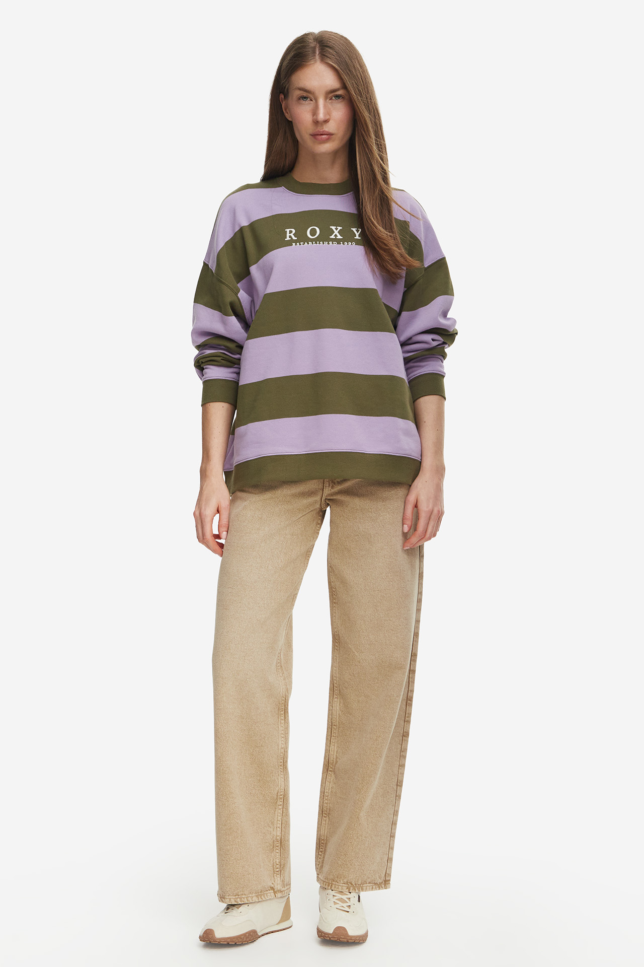 Spodnie jeansowe ROXY W226-RXLTR-1044-39D Beżowy