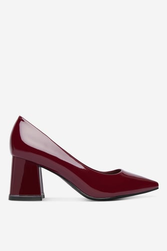 Čevlji s peto Jenny CEO-WFA3047-1 Bordo rdeča