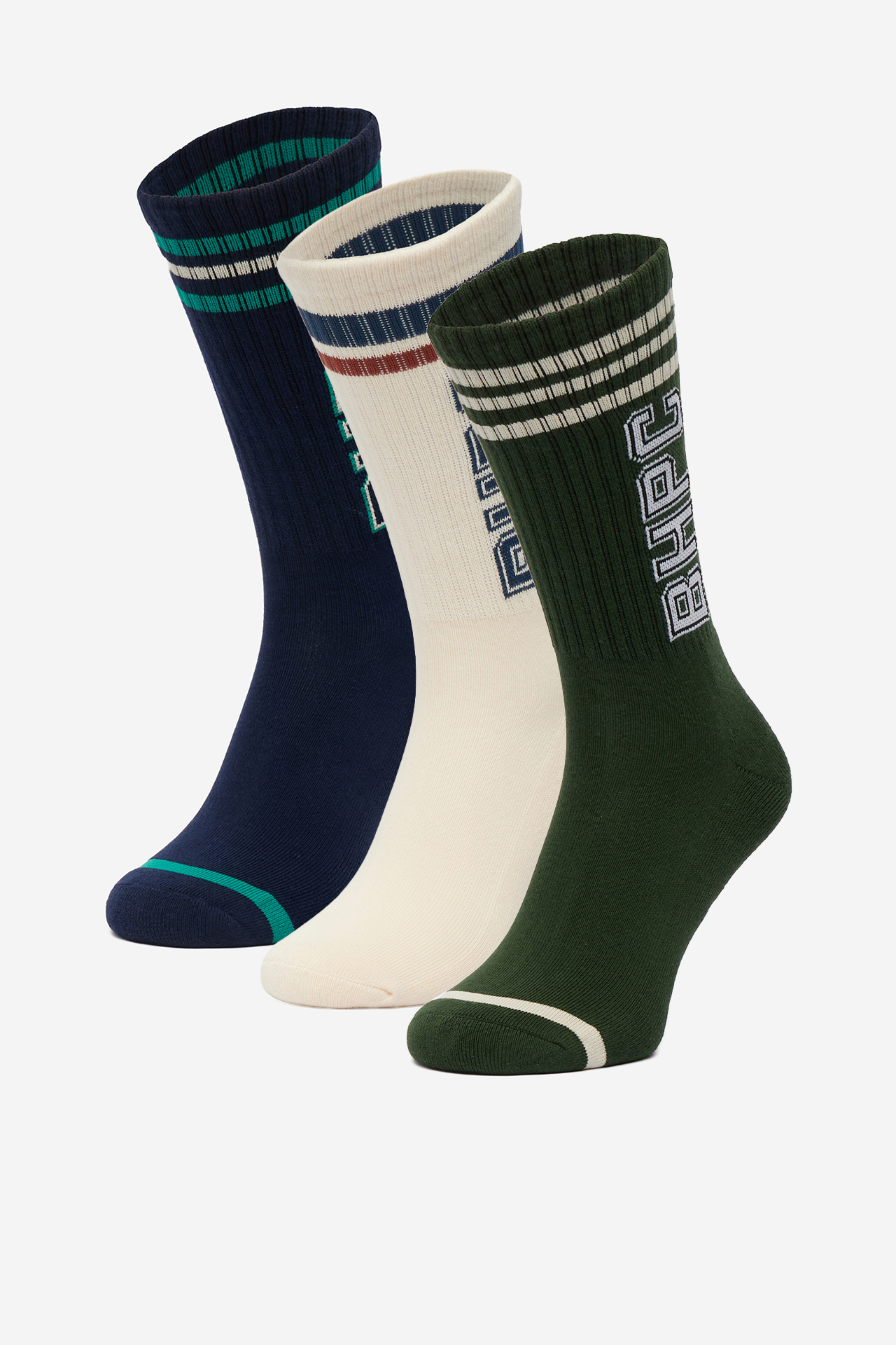 Skarpetki Beverly Hills Polo Club WB_AS_BHPC_115_W_AW26_(3-PACK) Wielobarwny