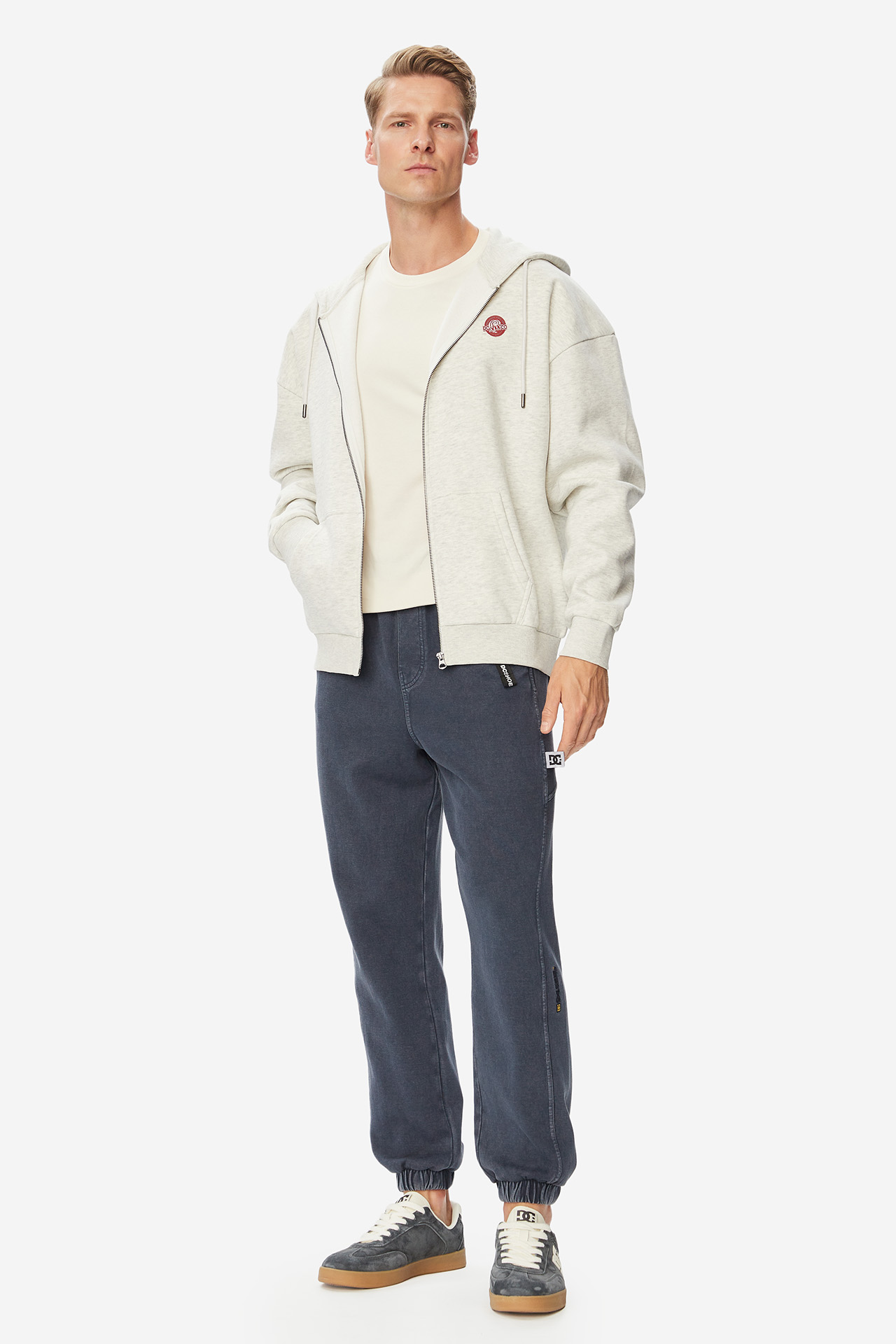 Bluza DC W226-DCMSS-1074-40M Szary jasny