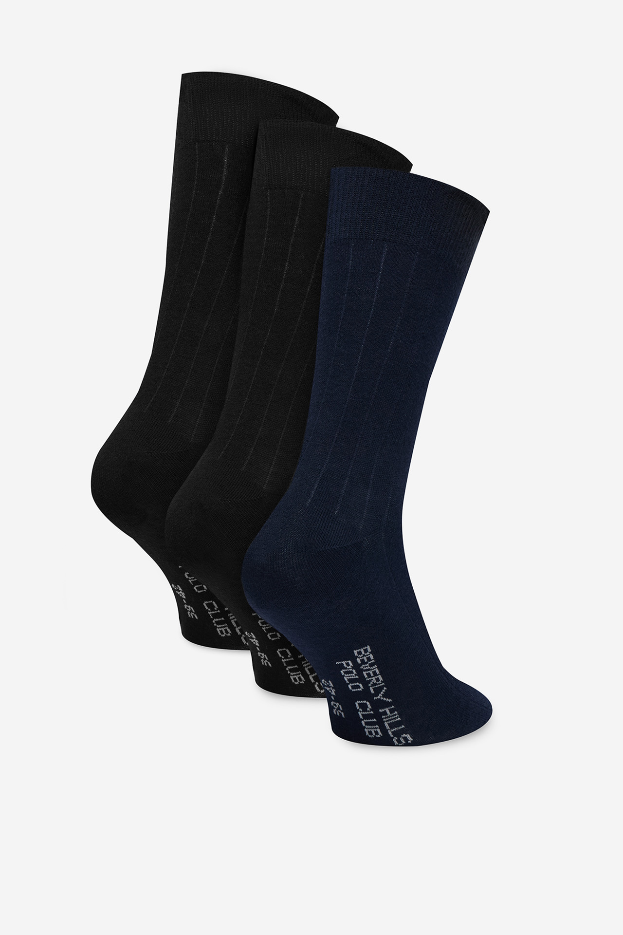 Skarpetki Beverly Hills Polo Club WB_KR_BHPC_004_W_AW25_(3-PACK) Czarny