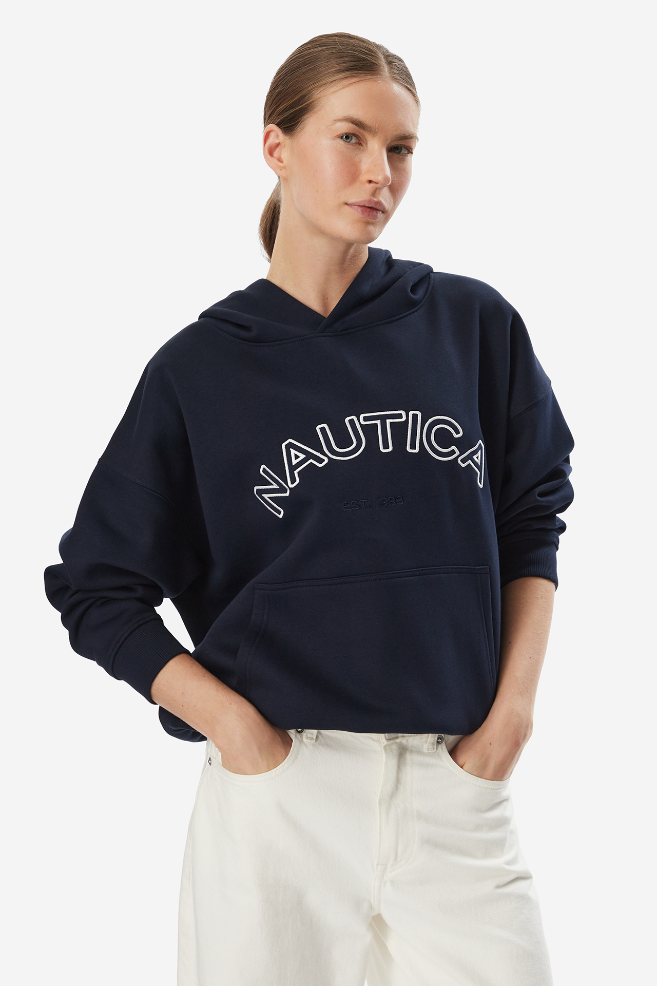 Bluza NAUTICA W226-NALSS-1123-19X Granatowy