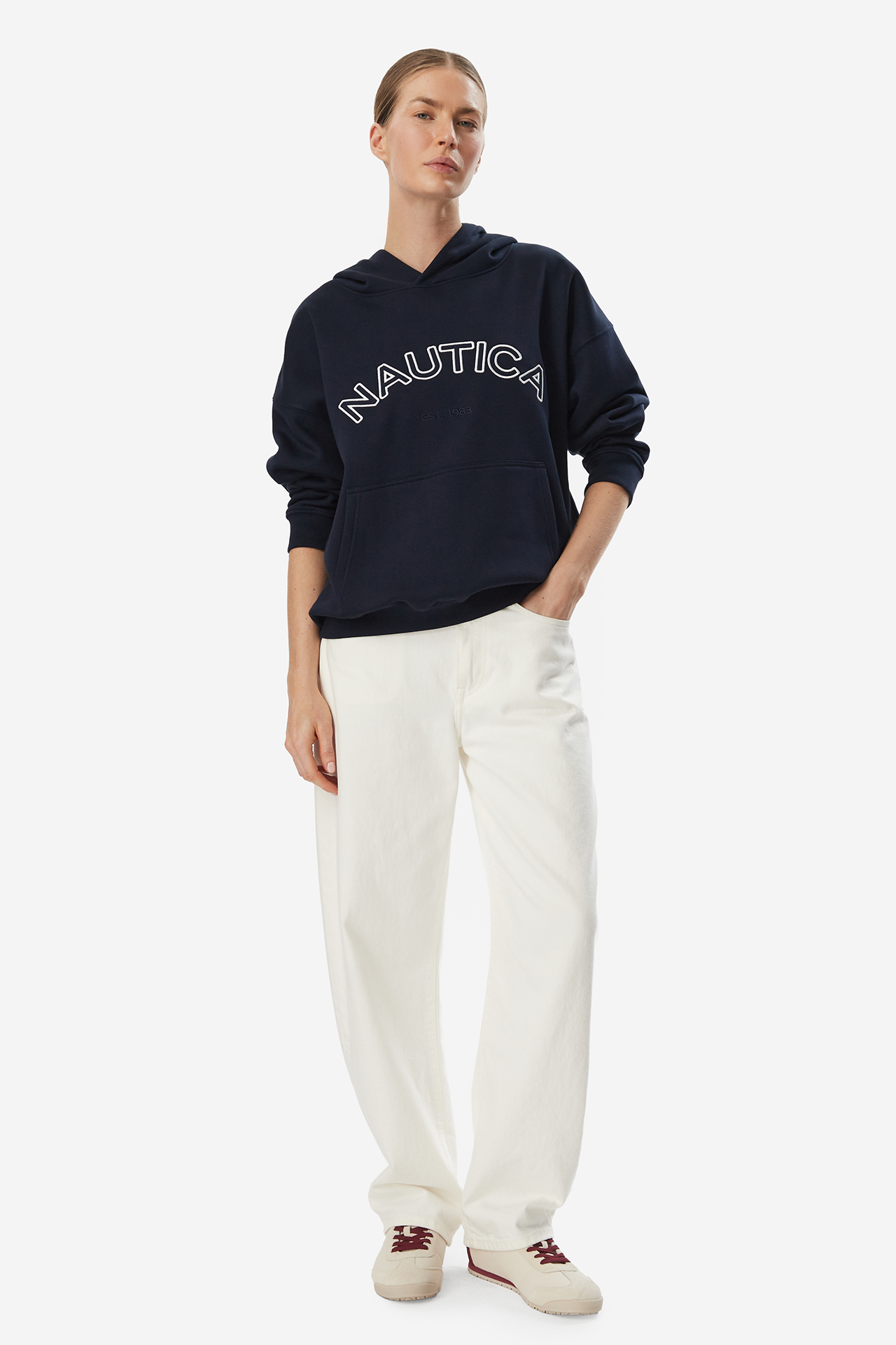 Bluza NAUTICA W226-NALSS-1123-19X Granatowy