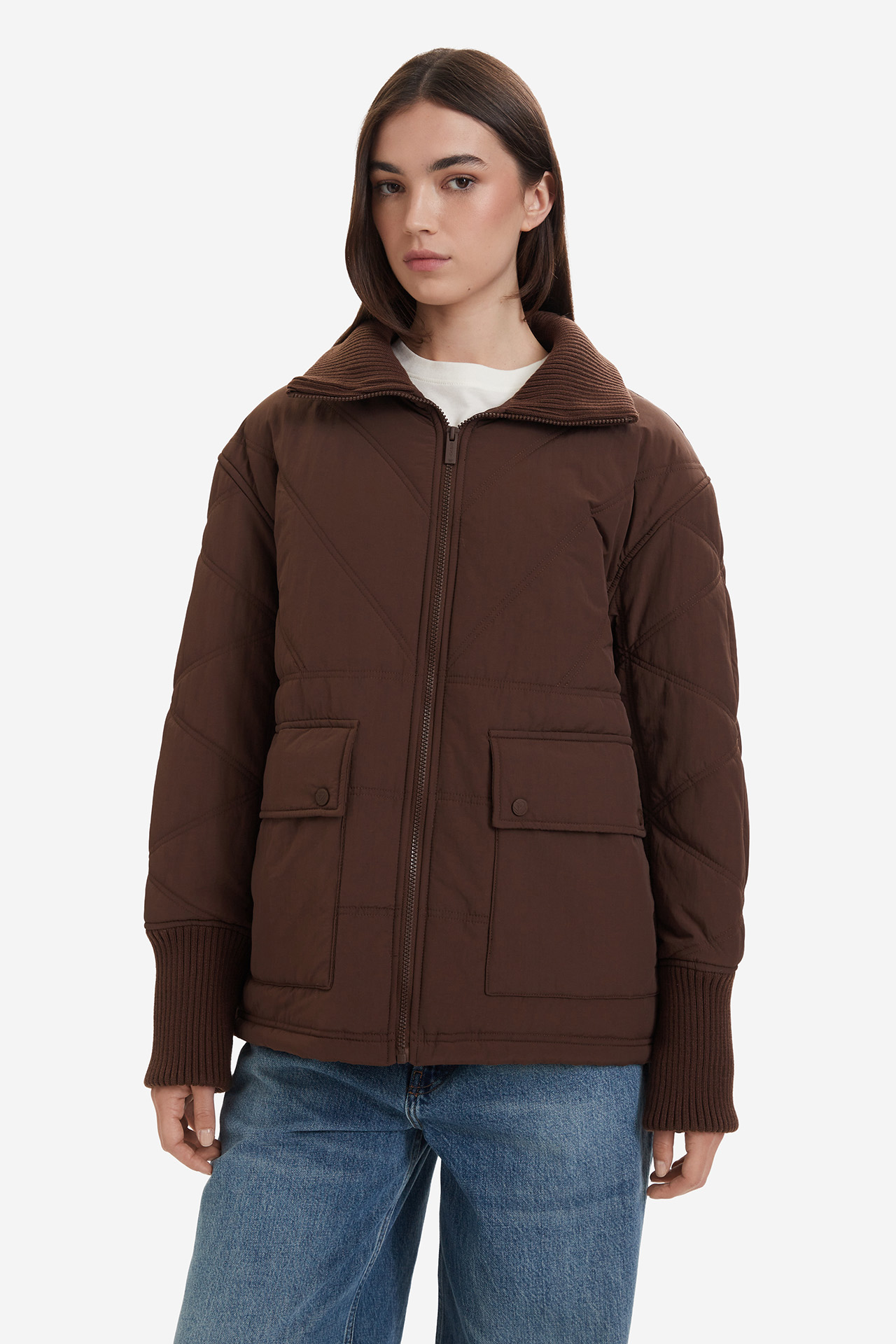 Kurtka ROXY W226-RXLJT-1051-37X Brązowy ciemny