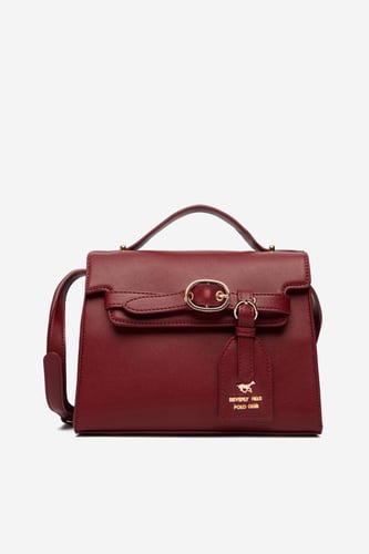 Torbica BEVERLY HILLS POLO CLUB CEO-BHPC-C-010-10 Bordo rdeča