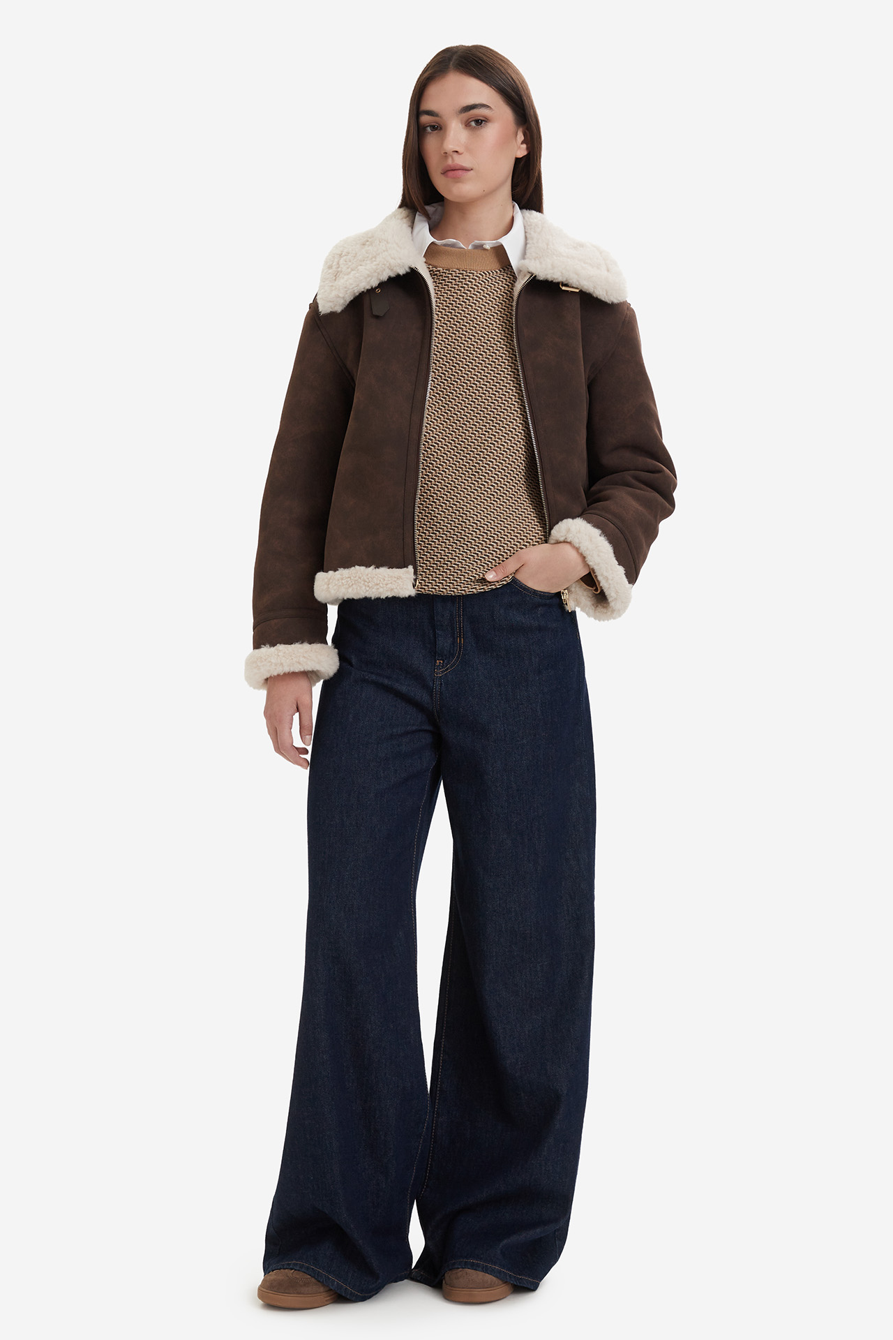 Kurtka HUNTER W226-HRLJT-1049-37X Brązowy ciemny