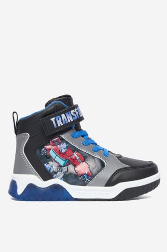 Šněrovací vyšší obuv TRANSFORMERS CEO-CP76-AW26-338TF Černá