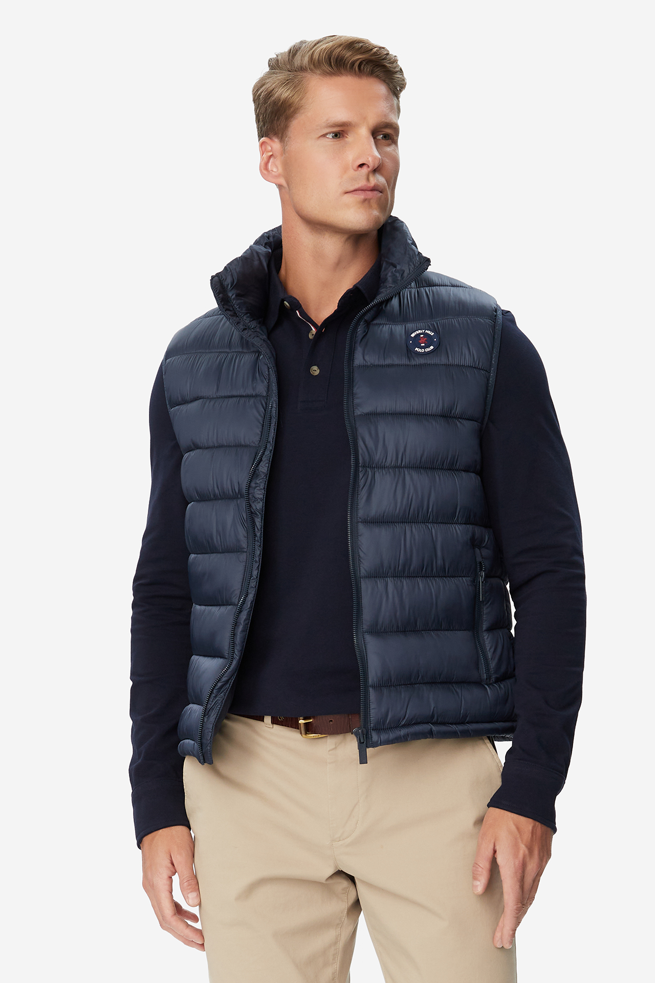 Kamizelka Beverly Hills Polo Club W226-BHMJT-1198-19X Granatowy