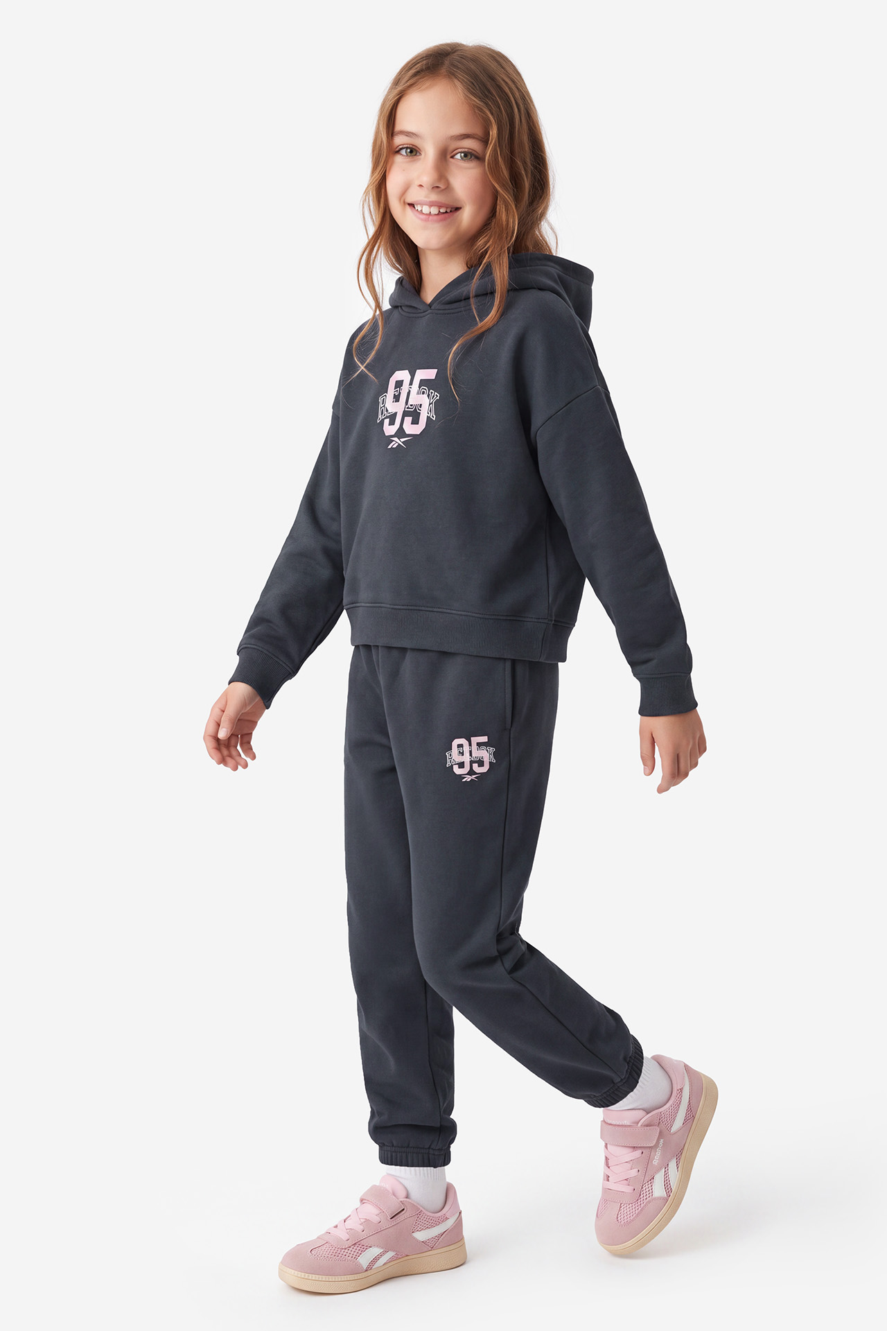 Bluza REEBOK W226-RBGSS-1081-42X Szary ciemny