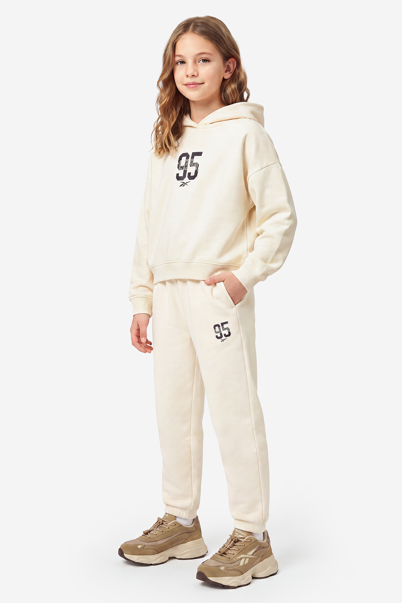 Spodnie REEBOK W226-RBGSP-1082-02X Kremowy