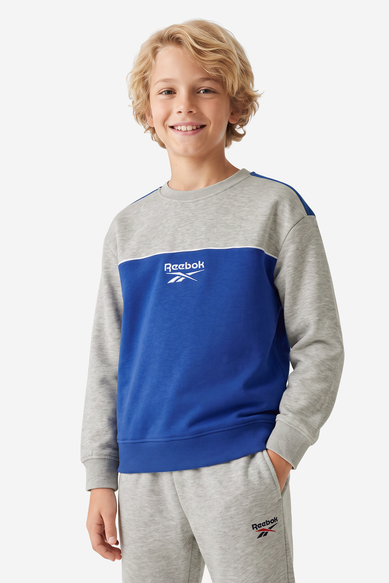 Bluza REEBOK W226-RBBSS-1088-20X Niebieski jasny