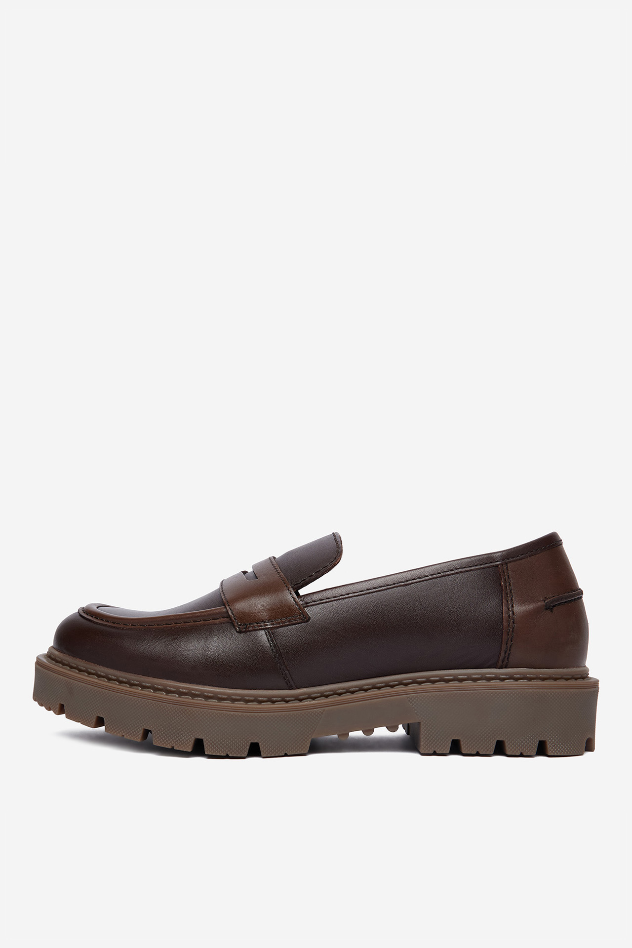 Loafersy Tmavě hnědá