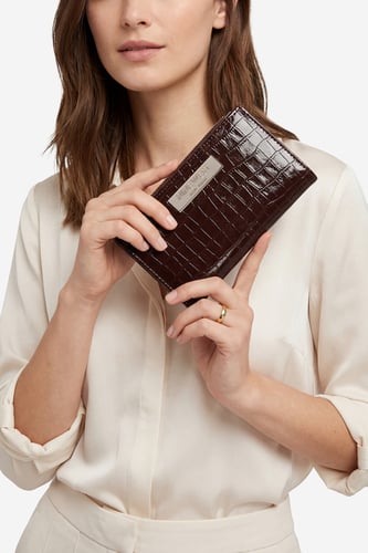 Dámská peněženka NINE WEST CEO-NW-W1-004-AW26 Tmavě hnědá
