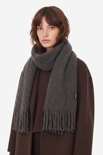 Dámská šála Mexx CEO-MEXX-W4-001-AW26 Tmavě hnědá