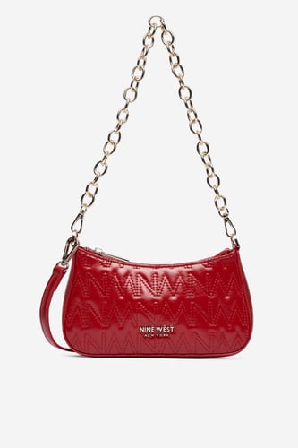 Torbica NINE WEST CEO-SILKEN GLOW-LA482-7888 Rdeča