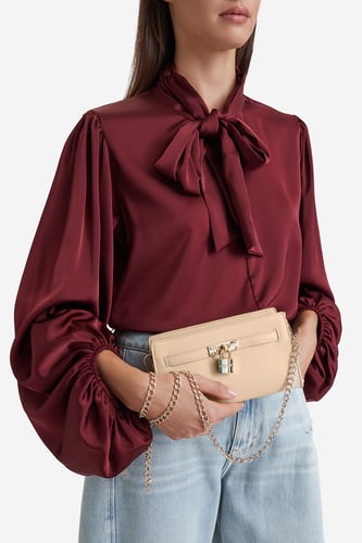 Сумка З Ремінцем NINE WEST CEO-GOLDEN MUSE-LA374-6033 Бежевий