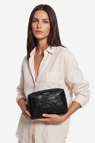 Kozmetična torba NINE WEST CEO-NW-W1-030-AW26 Črna